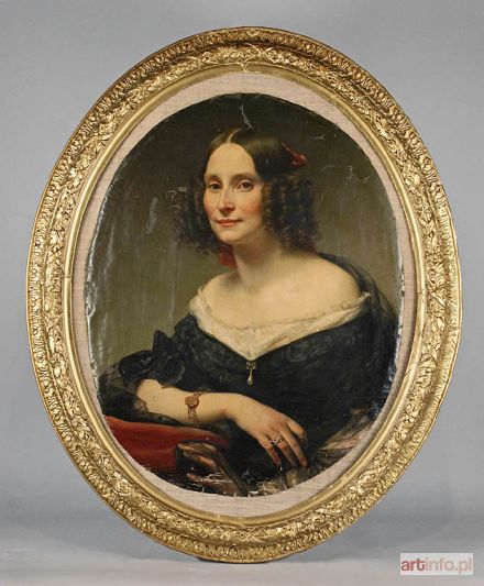 MAGNUS Edouard | Portret kobiety - Ernestine von Wildenbruch;