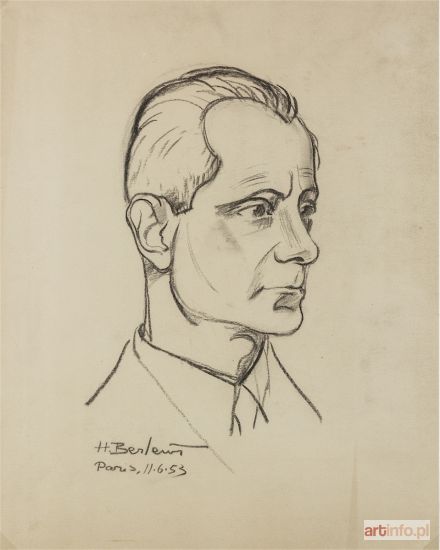 BERLEWI Henryk | Portret mężczyzny, 1953