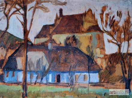 CZAJKOWSKI Stanisław | Fragment Kazimierza z widokiem na Farę, ok. 1929