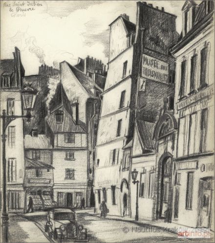 PŁOSZAY Leon | Paryż. Rue Saint Julien le Pauvre, [1935-1937]