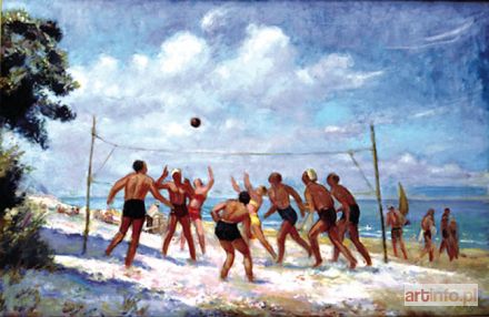 WEISS Wojciech | Na plaży w Jastrzębiej Górze 1936