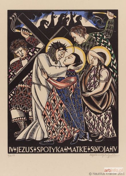 KRASNODĘBSKA-GARDOWSKA Bogna | Stacja IV - Jezus spotyka matkę swoją, 1926-28