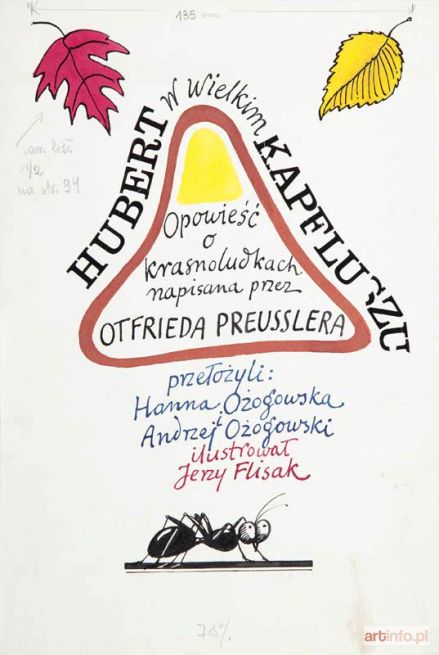 FLISAK Jerzy | Hubert w wielkim kapeluszu: Opowieść o krasnoludkach, strona tytułowa książki, 1986 r.