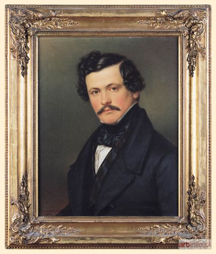 ŁUKASZEWICZ Tadeusz | PORTRET MŁODEGO MĘŻCZYZNY, 1841