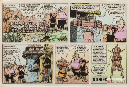 CHRISTA Janusz | Kajko i Kokosz - Festiwal Czarownic, plansza komiksowa nr 40 B, 1981 r.