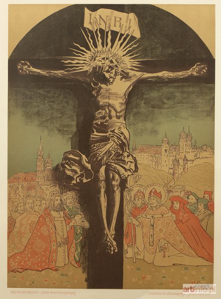 WYCZÓŁKOWSKI Leon | Krucyfiks królowej Jadwigi z katedry na Wawelu, 1915 r.