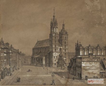 AUTOR nieznany | Rynek Główny w Krakowie, przed 1879