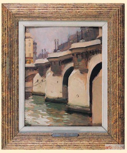 GIERYMSKI Aleksander | WIDOK PONT NEUF W PARYŻU, 1893