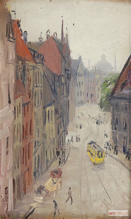 DUBOVSKOIJ Nikolaj Nikanorovich | Motyw miejski, 1912