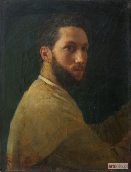 AUTOR nieznany | Autoportret malowany w Rzymie (1881)