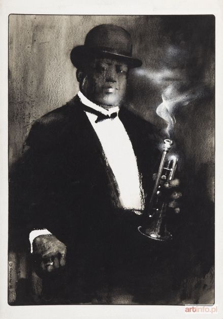 ŚWIERZY Waldemar | King Oliver, projekt plakatu