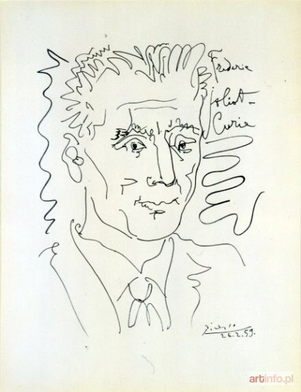 PICASSO Pablo | PORTRET FRYDERYKA JOLIOT-CURIE, 26 II 1959