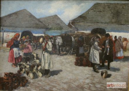 CZAJKOWSKI Józef | Targ na garnki (1893)