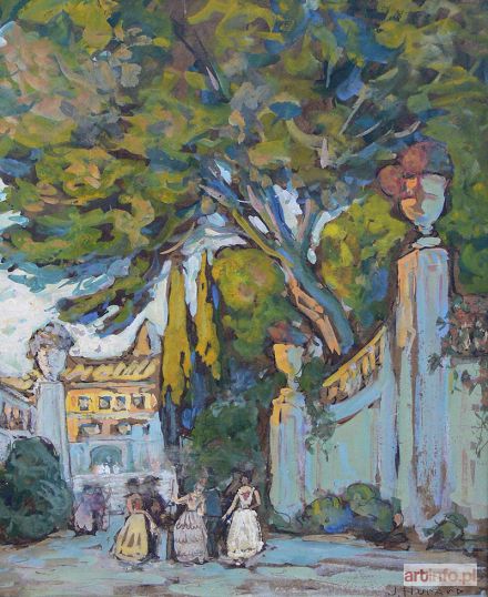 HURARD Joseph | Scena w parku