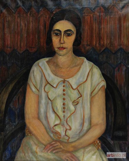 HRYNKOWSKI Jan Piotr (Hryńkowski) | Portret kobiety, 1925