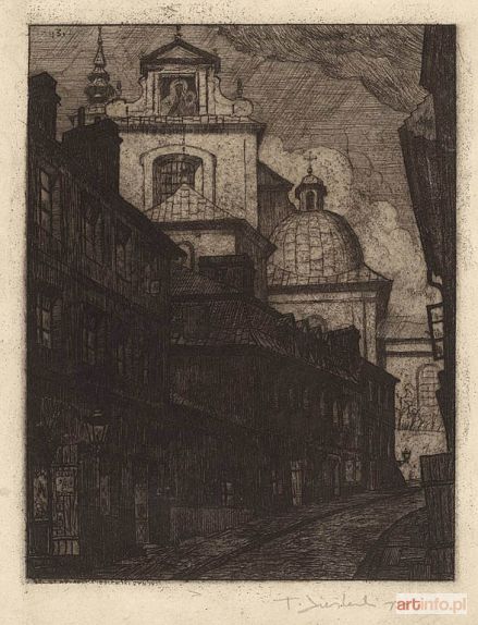 CIEŚLEWSKI Tadeusz  (syn) | Ulica Źródłowa w Warszawie, 1931