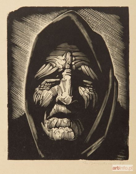 JAKUBOWSKI Wojciech | Głowa staruszki, 1957 r.