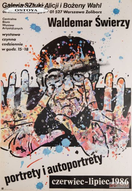 ŚWIERZY Waldemar | PLAKAT WYSTAWY W GALERII SZTUKI ALICJI I BOŻENY WAHL, 1986