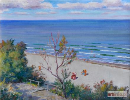 ŻURAWSKI Stanisław | Widok na plażę w Ustroniu Morskim