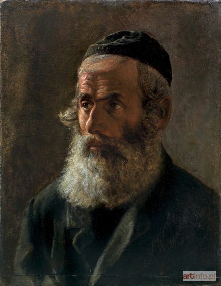 WITKOWSKI Karol D. | PORTRET RABINA, ok. 1882