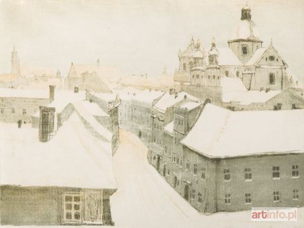 FILIPKIEWICZ Stefan | Widok z Wawelu na Kraków, 1911 r.