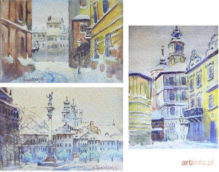 NOWAKOWSKI Stanisław | Tryptyk - Stare Miasto w Warszawie