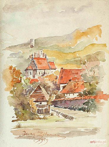 ZITZMAN Jerzy | PEJZAŻ Z KAZIMIERZA NAD WISŁĄ, 1959