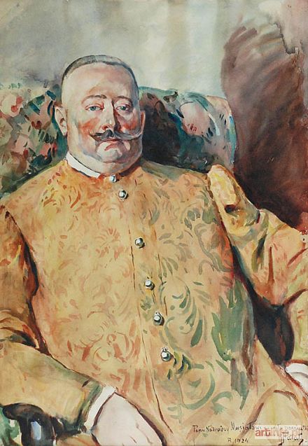 FAŁAT Julian | Portret nadradcy Musiała w kontuszu szlachcica, 1924