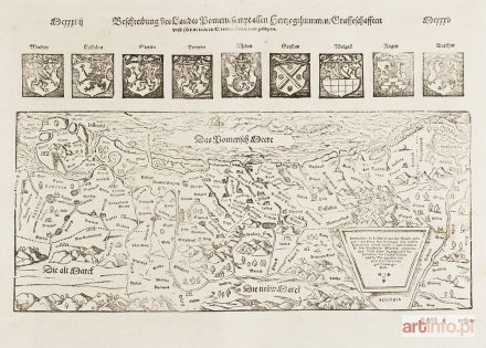 ARTOPAEUS [BECKER] Petrus | Mapa Pomorza