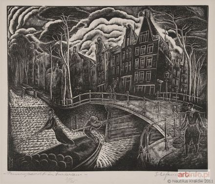 MROŻEWSKI Stefan | Prinsengracht w Amsterdamie, 1934