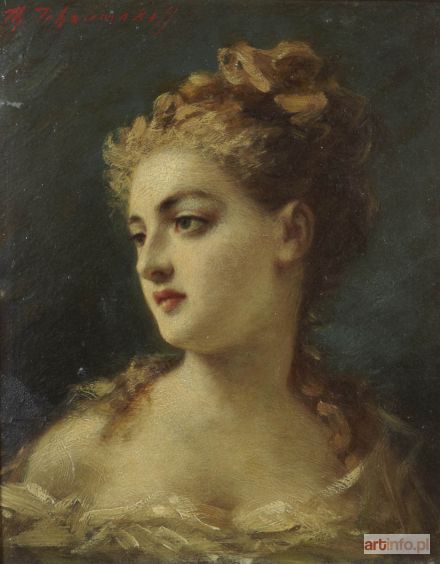 TCHOUMAKOFF Theodore | Portrait de jeune femme