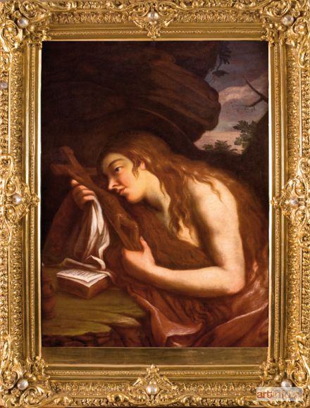 MALARZ włoski (?), XVIII w. | POKUTUJĄCA MARIA MAGDALENA