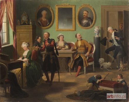 SUCHODOLSKI January | Scena rodzajowa: Ach, jakżeś okrutna, 1861 r.