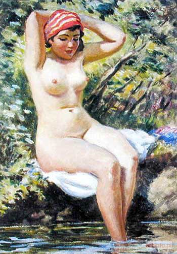 ŻURAWSKI Stanisław | AKT KĄPIĄCEJ SIĘ