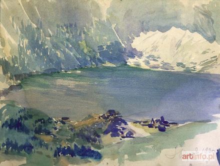 WYCZÓŁKOWSKI Leon | MORSKIE OKO W TATRACH, 1920