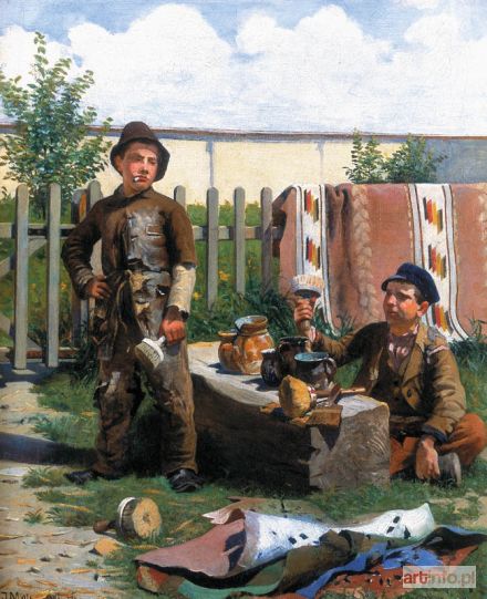 MALCZEWSKI Jacek | Dyskusja o sztuce, 1886