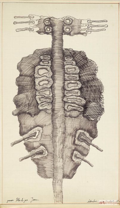 LEBENSTEIN Jan | Figura osiowa, 1963