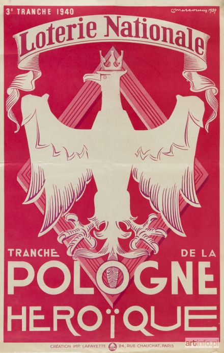 MARCOUSSIS Louis | Loterie Nationale - Tranche de la Pologne Heroique, 1939 r.