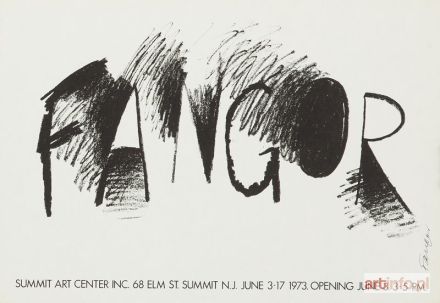 FANGOR Wojciech | Plakat do wystawy w Summit Art Center w New Jersey , 1973 r.