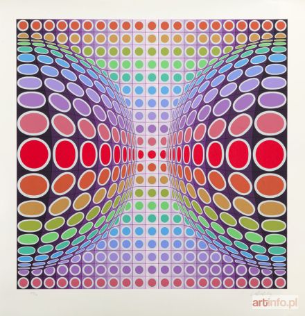 VASARELY Victor | Dyss EA, 3/30, 1980 r.