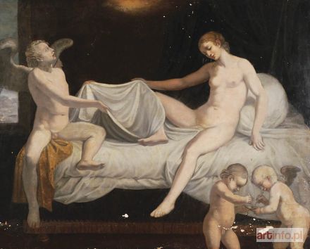 Malarz nieokreślony, XIX w. | Danae według Antonio Allegri da CORREGGIO (1489-1934)