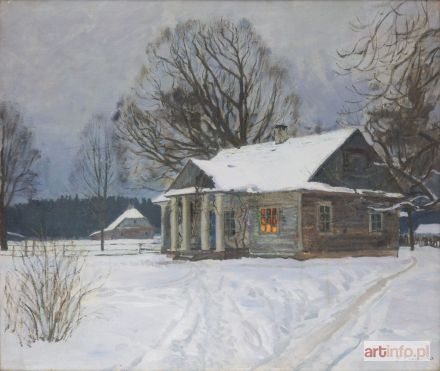 ŻUKOWSKI Stanisław | Dworek zimą