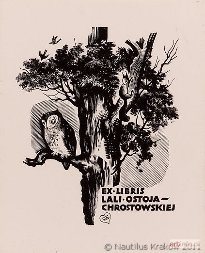 OSTOJA-CHROSTOWSKI Stanisław | Exlibris Lali Ostoja-Chrostowskiej