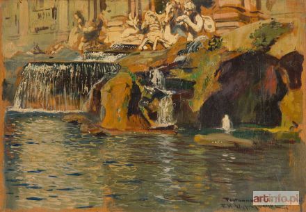 WYGRZYWALSKI Feliks Michał | Fontana di Trevi , 1925 r.