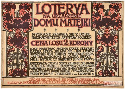 MEHOFFER Józef | Loterya na urządzenie Domu Matejki, 1899