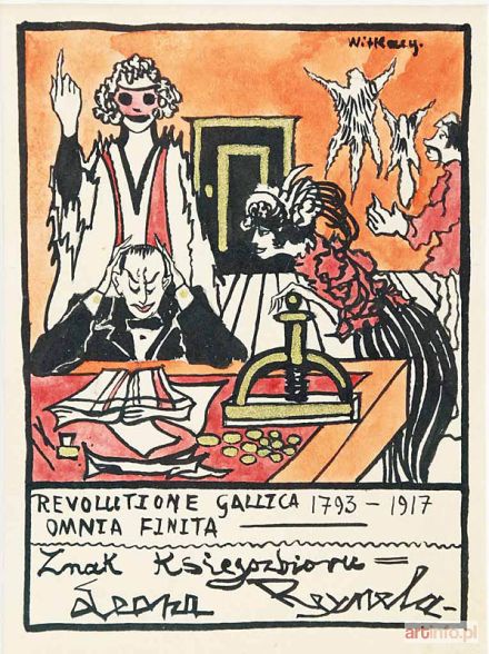 WITKACY - WITKIEWICZ Stanisław Ignacy | Ex libris Leona Reynela