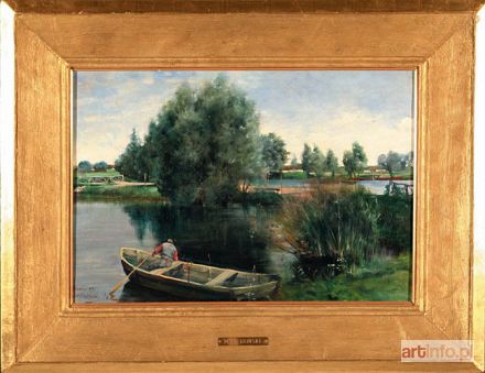 TRZEBIŃSKI Marian | Na stawie, 1897 r.