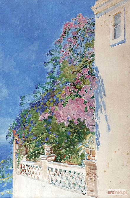 MASŁOWSKI Stanisław | Villa Niclodi, Taormina, 1922