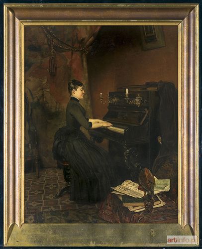 MERWART Paweł | IMPROWIZACJA. PIANISTKA, 1889