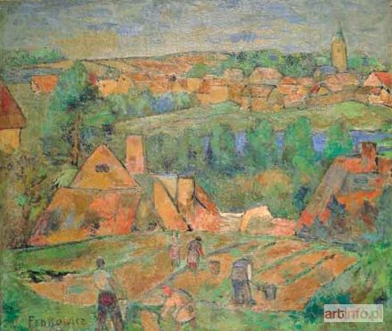 FEDKOWICZ Jerzy | MIKOŁAJKI - WIDOK MIASTECZKA, 1949